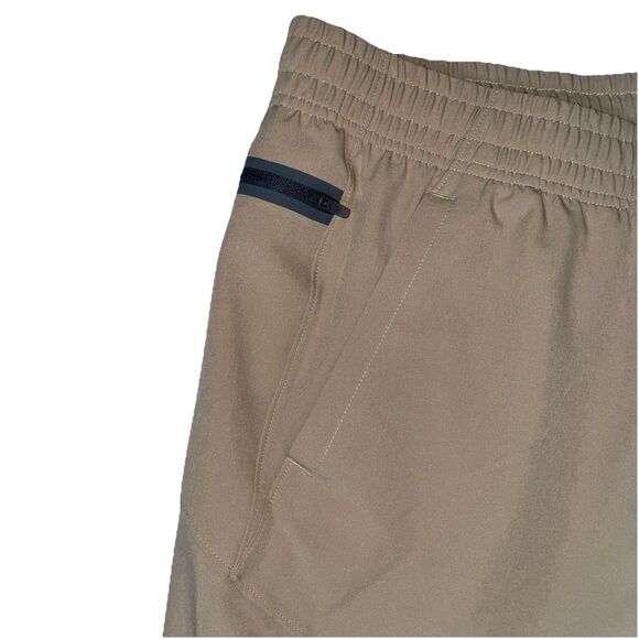 Womens Under Armour Unstoppable Jogger Pants Loose Fit Khaki #1376926-263 Sz XL - Picture 3 of 7
